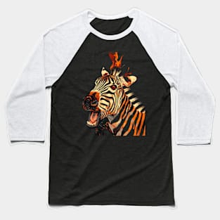 Zebra Symbolism Culture Baseball T-Shirt